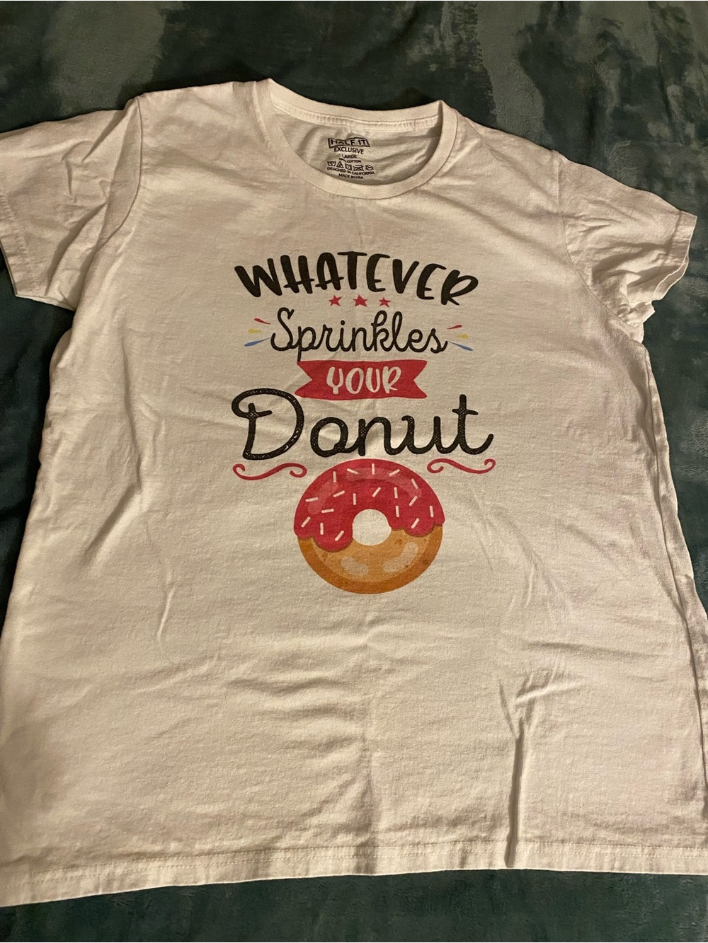 Whatever sprinkles your donut fun tee